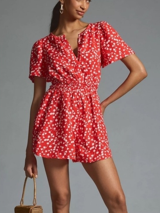 Anthropologie Pants - Anthropologie The Somerset Romper. Linen Blend